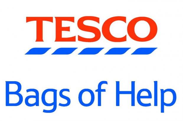 tesco bags for help logo